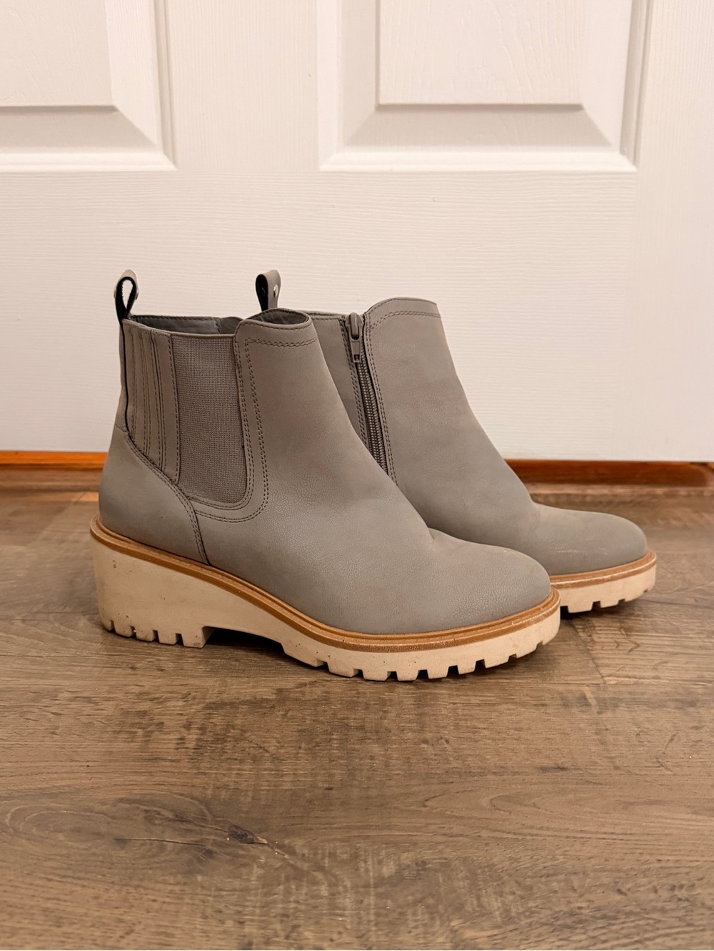 Maurice’s Grey supercush Chelsea Boots